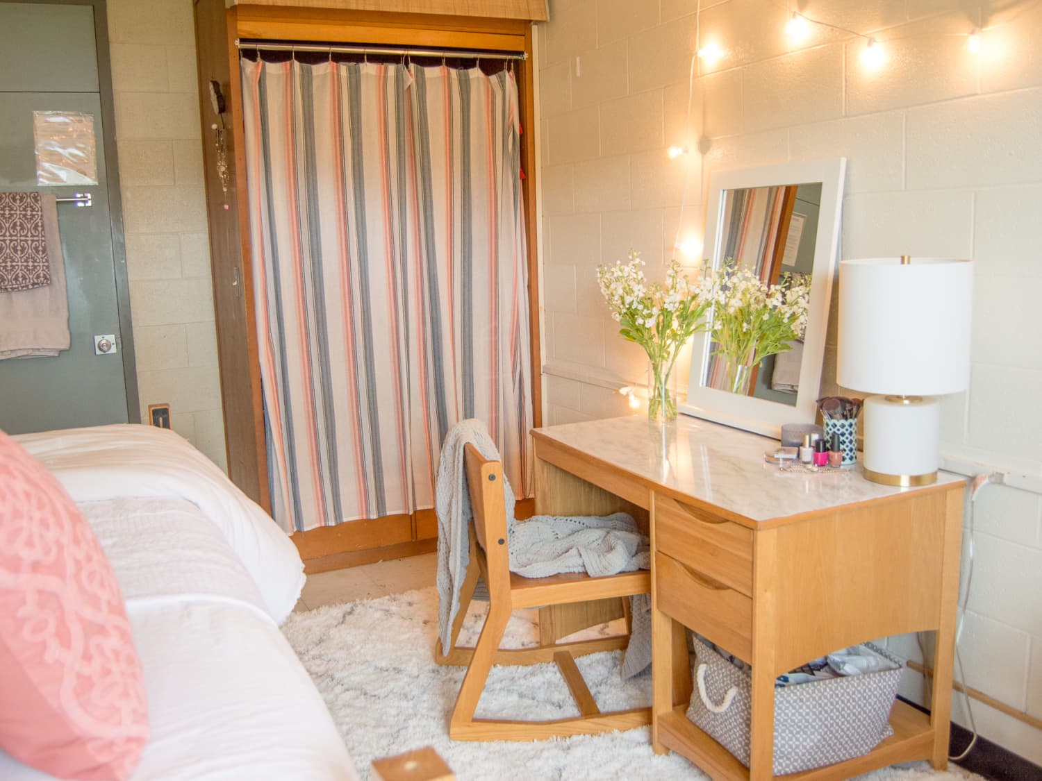 Dorm 2024 room nightstand